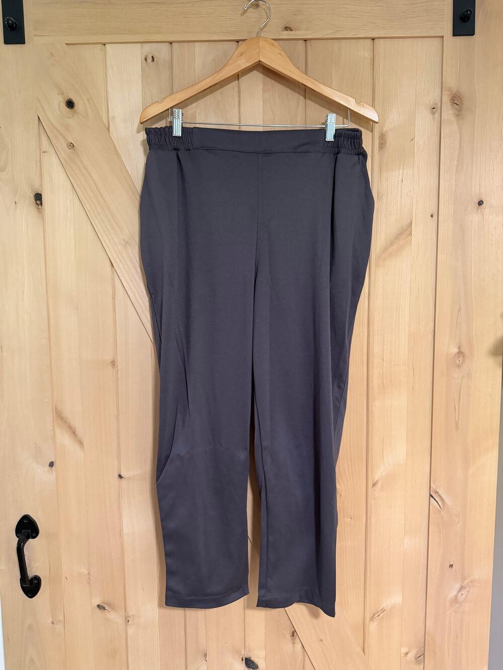 LulaRoe | NWT Lena Work Leisure Straight Leg Gray Pull On Pants | Size XL 16-18